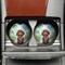 Edge Collections - Multicolor - Coastal Tropical Car Coasters for Cup Holders